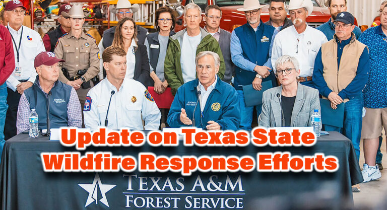 Governor Updates Texans on State Wildfire Response Efforts