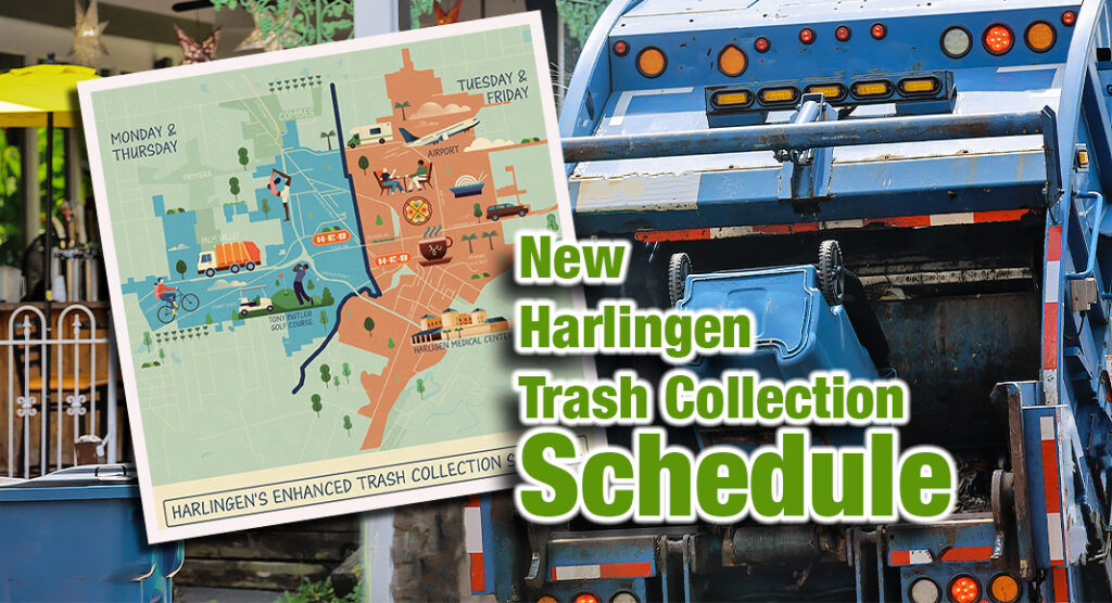 In a bold initiative to revamp its waste management system and contribute significantly to environmental sustainability, the City of Harlingen is rolling out the "Harlingen Enhanced Trash Schedule." Starting today, Monday March 4th, this innovative plan marks a crucial step towards enhancing the city's operational efficiency and reducing its carbon footprint. Courtesy image for illustration purposes