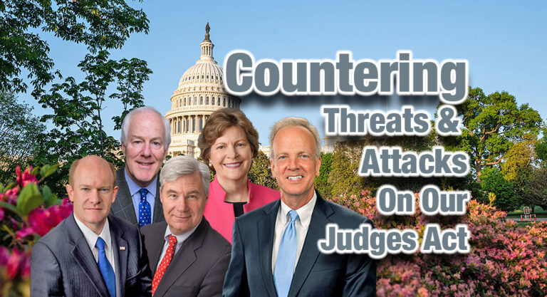 Cornyn, Coons, Colleagues Introduce Bipartisan Bill to Protect State and Local Judges