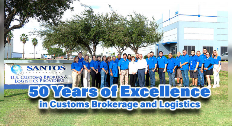 Santos International Celebrates 50 Years of Excellence in Customs Brokerage and Logistics 