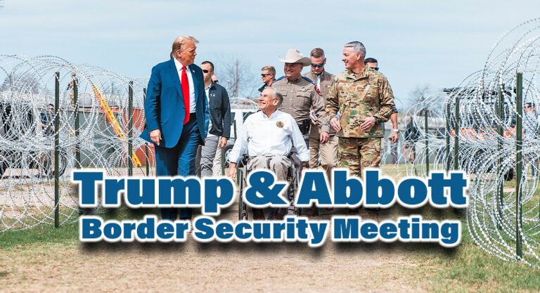 Gov. Hosts 45th President Donald J. Trump for A Border Security Briefing in Eagle Pass