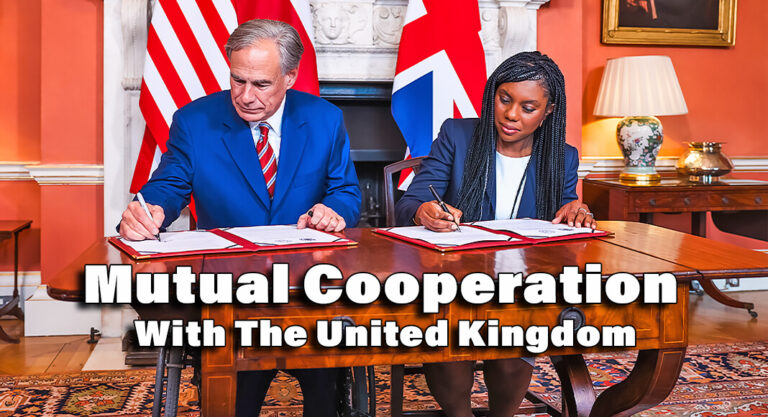 Governor Abbott Signs Statement of Mutual Cooperation with The United Kingdom