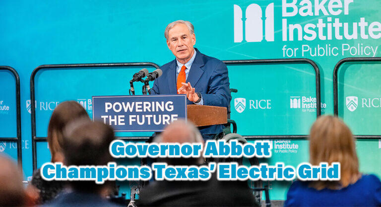 Gov. Champions Texas’ Electric Grid At Texas Electricity Policy Summit In Houston