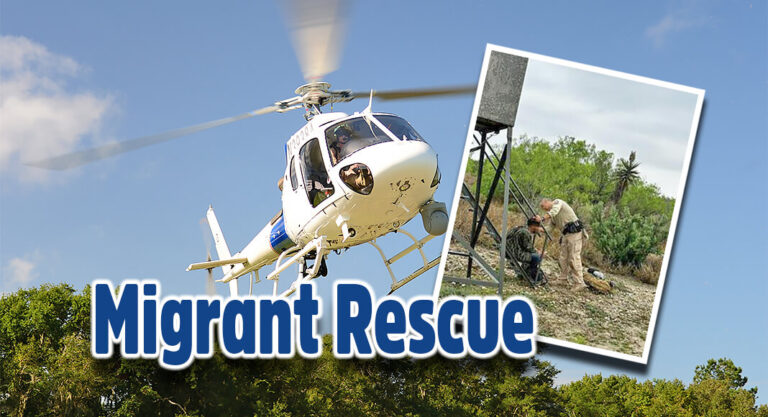 Air And Marine Operations Crew Rescues Migrant in Distress