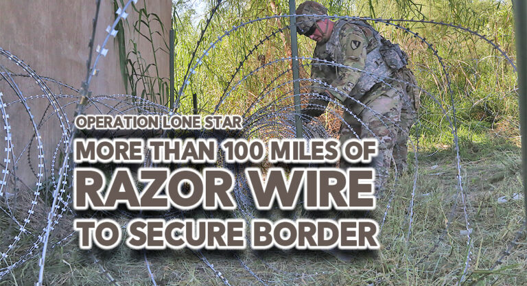 Texas Deploys More Than 100 Miles of Razor Wire to Secure Border