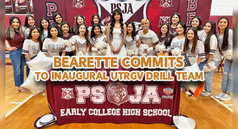 PSJA Bearette Commits to Inaugural UTRGV Drill Team 