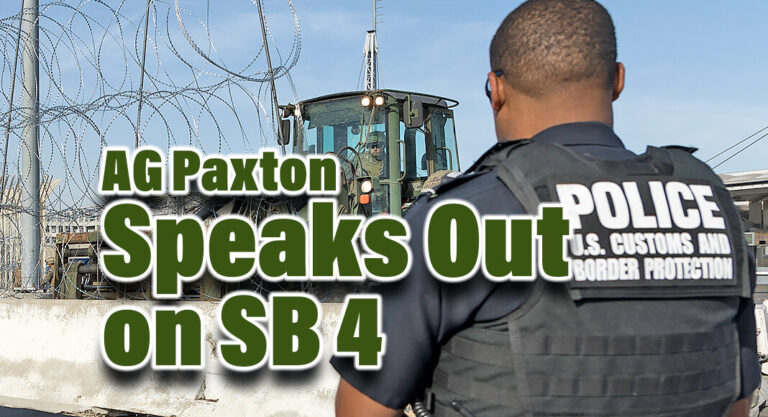 AG Paxton Releases Statement on SB 4 Oral Argument 