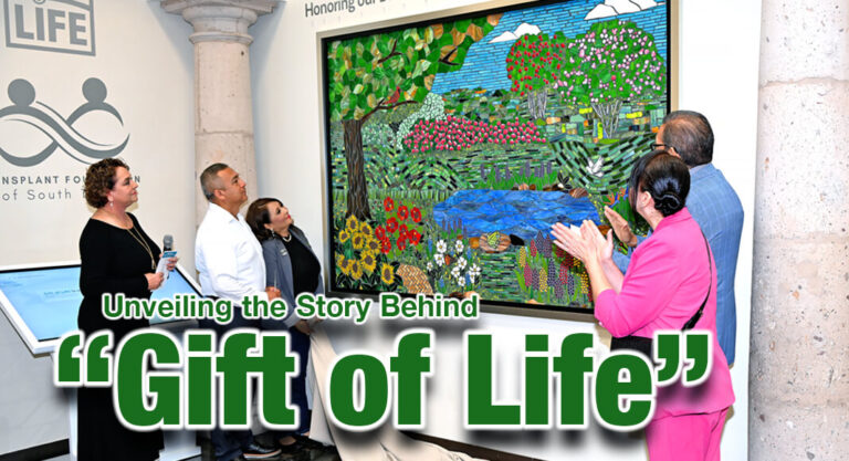 Yoli Cantú, the Artist Behind the Breathtaking Stained Glass Art at DHR Health Lobby