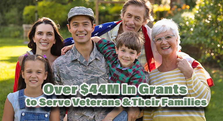 Gov. Announces Over $44 Million In Grants to Serve Veterans &Their Families