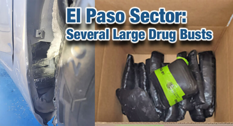 El Paso Area CBP Several Large Drug Busts