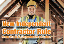 New Independent Contractor Rule from the U.S. Department of Labor