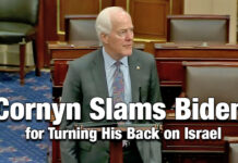 Cornyn Slams Biden for Turning His Back on Israel