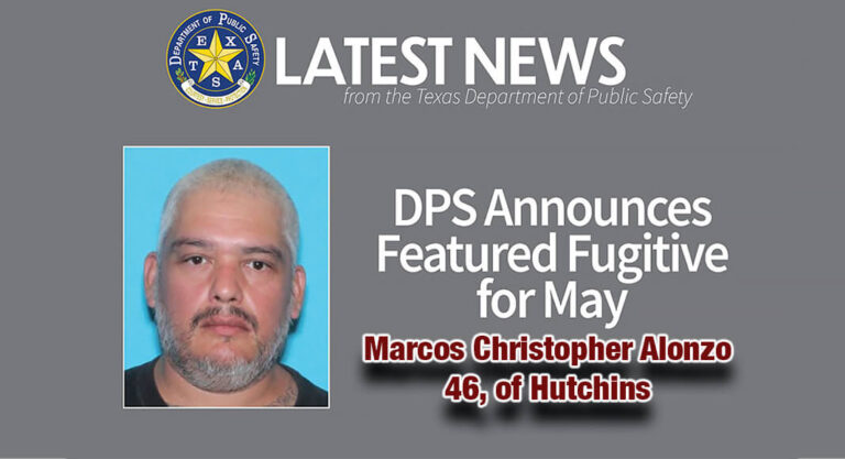 DPS Featured Fugitive for May