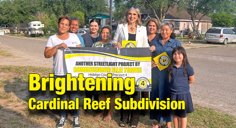 New Streetlights Brighten Cardinal Reef Subdivision