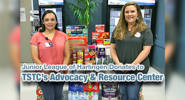 TSTC’s Advocacy & Resource Center Receives Donations from Junior League of Harlingen