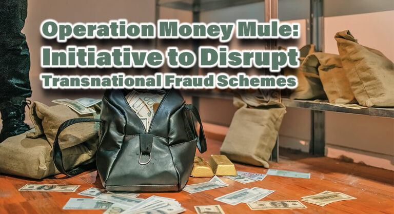 U.S. Law Enforcement Takes Action Against More Than 3,000 Money Mules 
