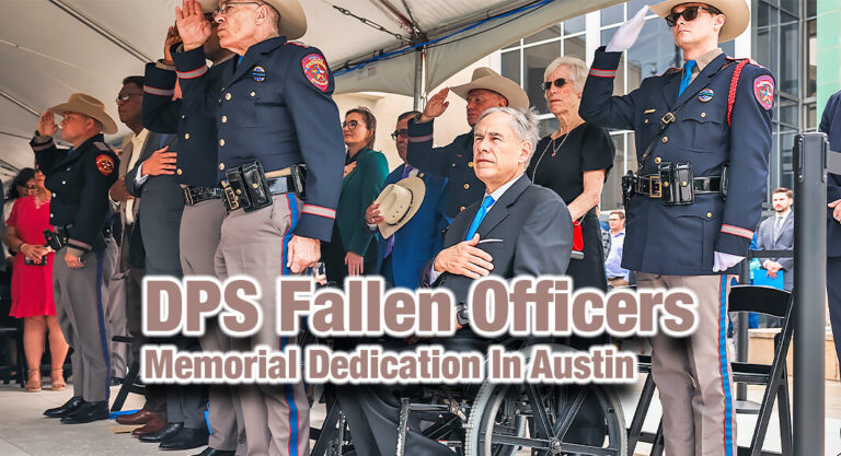 Gov. Dedicates DPS Fallen Officers Memorial in Austin 