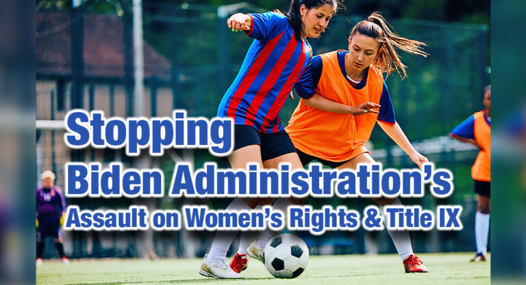 AG Paxton Files for Stay and Injunction to Stop Biden Admin Assault on Women’s Rights & Title IX