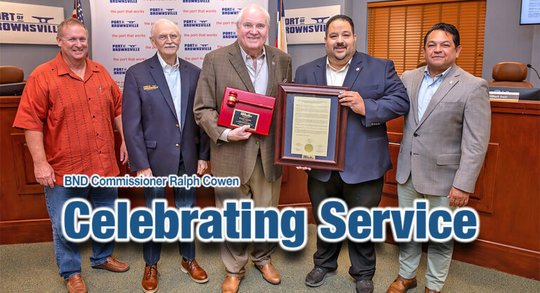 Brownsville Navigation District Commissioner Ralph Cowen Completes Final Term