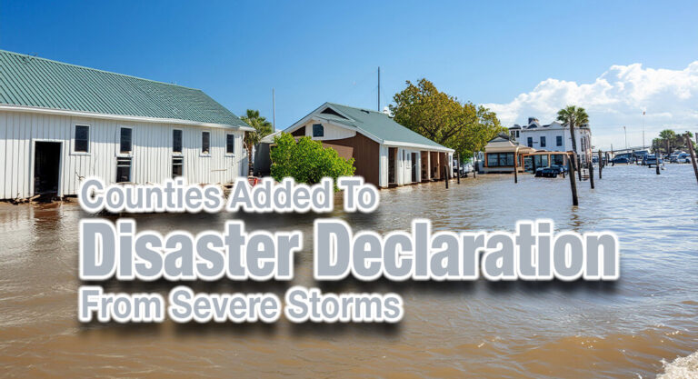Governor Adds Counties to Disaster Declaration From Severe Storms