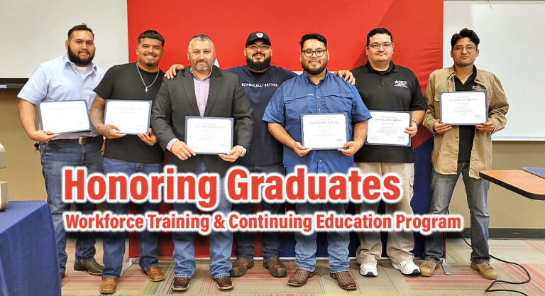 TSTC’s Workforce Training & Continuing Education Program Honors Graduates