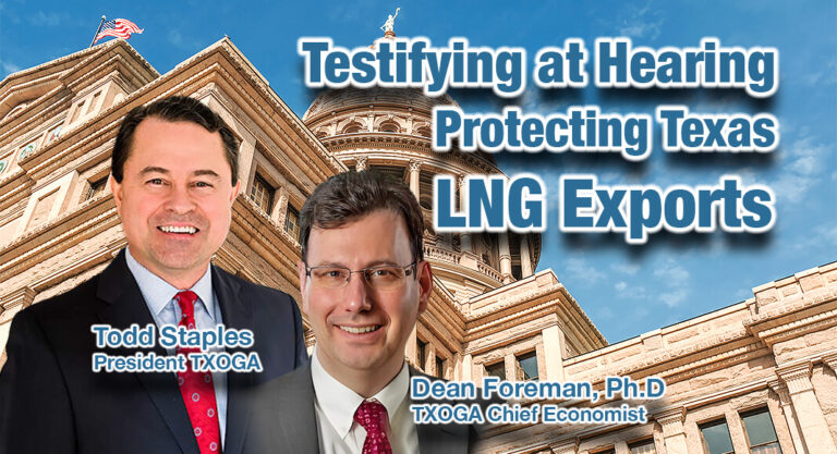 Testifying at Hearing of House Select Committee on Protecting Texas LNG Exports