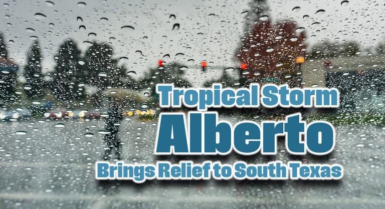 Tropical Storm Alberto Brings Relief to South Texas