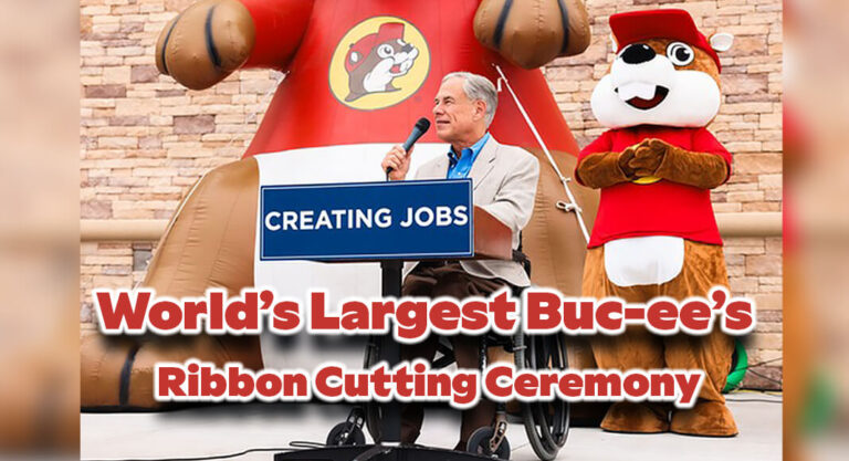 Governor Abbott Praises Booming Texas Economy At World’s Largest Buc-ee’s Ribbon Cutting Ceremony