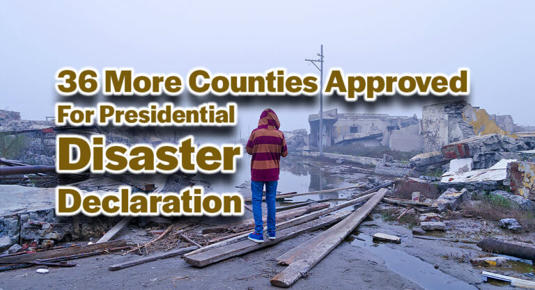 36 More Texas Counties Approved For Presidential Disaster Declaration