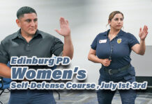 Edinburg PD Hosts Women’s Self-Defense Course, July 1st-3rd