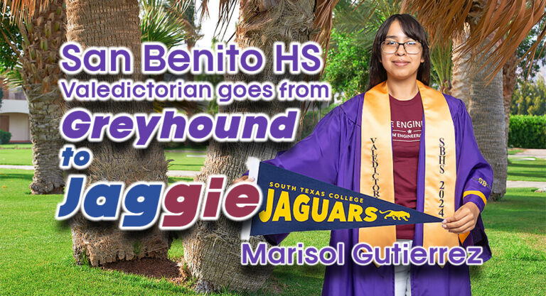 San Benito HS Valedictorian goes from Greyhound to Jaggie