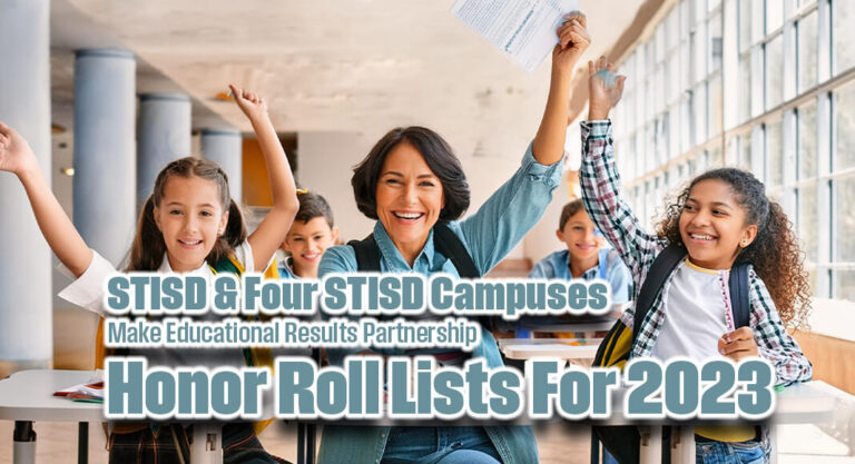 STISD & Four STISD Campuses Make Educational Results Partnership Honor Roll Lists For 2023