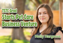 TSTC Grad Starts Pet Care Business Venture