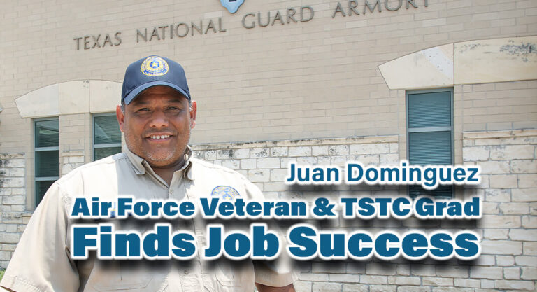 Air Force Veteran & TSTC Grad Finds Job Success with State Military Organization
