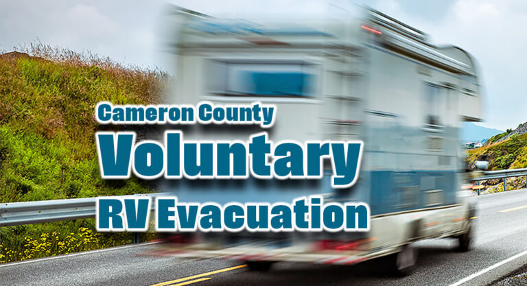 Voluntary Evacuation Notice to Cameron County RV Guests Regarding Hurricane Beryl