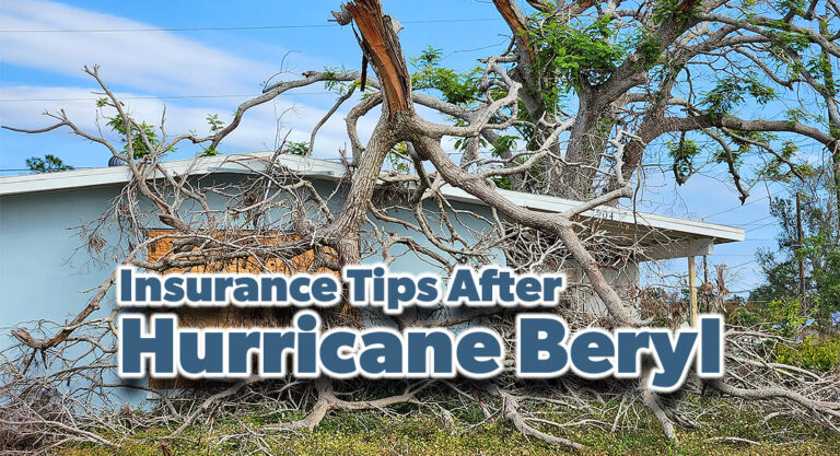 Insurance Tips After Hurricane Beryl