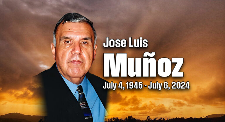 Sincere Condolences to the Family of Jose Luis Muñoz