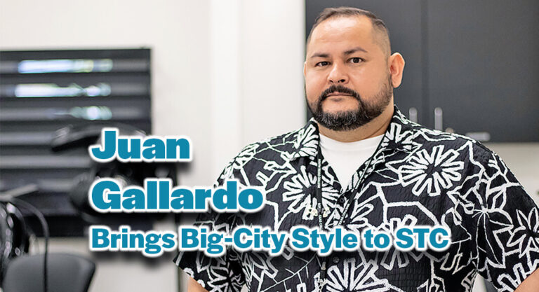 Juan Gallardo Brings Big-City Style to STC Cosmetology Program