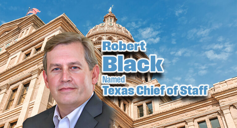 Governor Abbott Names Robert Black as Chief of Staff