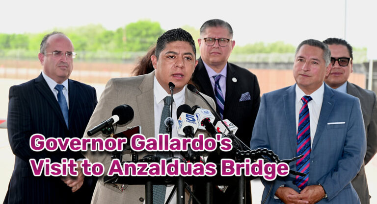 Governor Gallardo’s Visit to Anzalduas Bridge Highlights Economic and Tourism Prospects