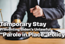 AG Paxton Secures Temporary Stay Preventing Biden’s Unlawful “Parole in Place” Policy