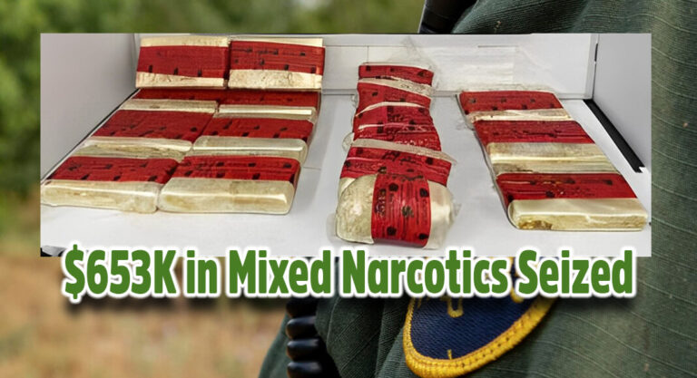 CBP Officers Seize $653K in Mixed Narcotics at Del Rio Port of Entry