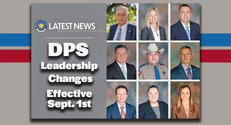 DPS Announces Leadership Changes Effective Sept. 1