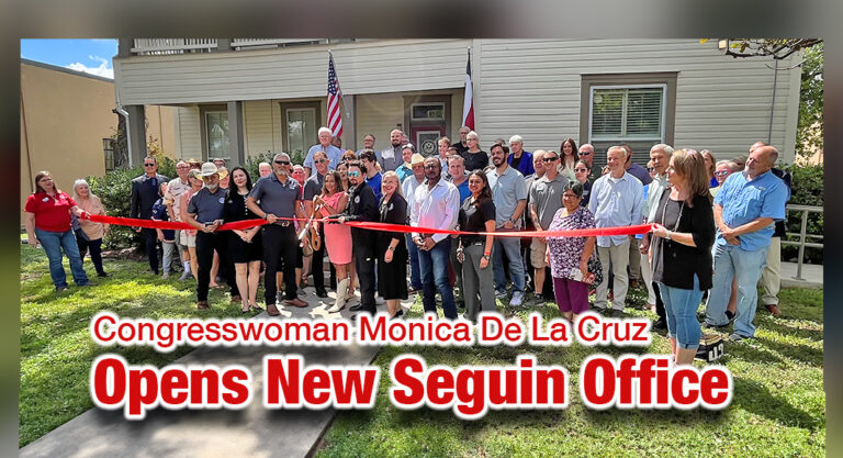 Congresswoman Monica De La Cruz Cuts Ribbon on New Seguin Office
