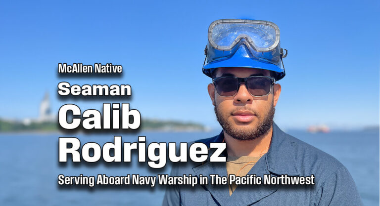 McAllen Native Serves Aboard Navy Warship in The Pacific Northwest
