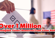 Over 1 Million Ineligible Voters Removed From Voter Rolls
