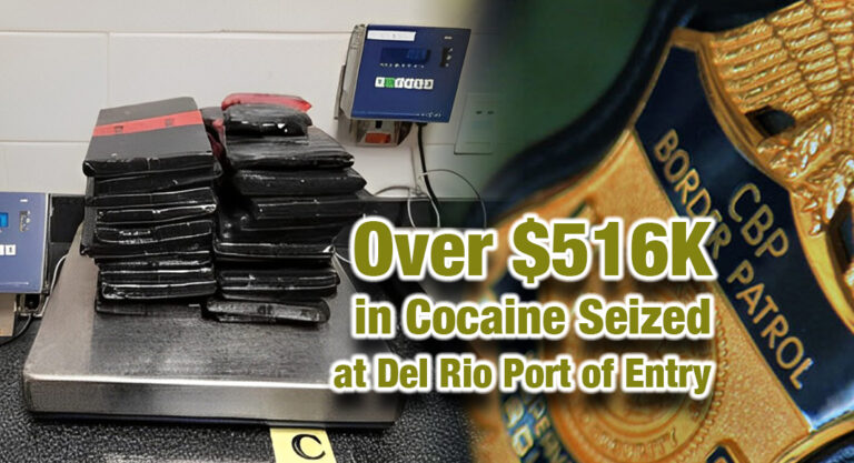 CBP Officers Seize Over $516K in Cocaine at Del Rio Port of Entry