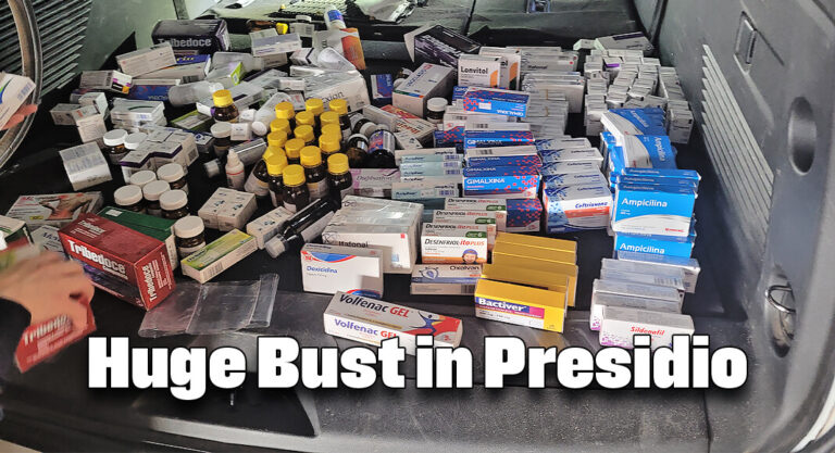 CBP Officers Make Huge Bologna & Prescription Drug Bust at Presidio Port 