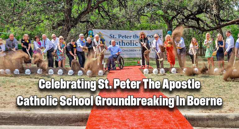 Governor Celebrates St. Peter The Apostle Catholic School Groundbreaking in Boerne 
