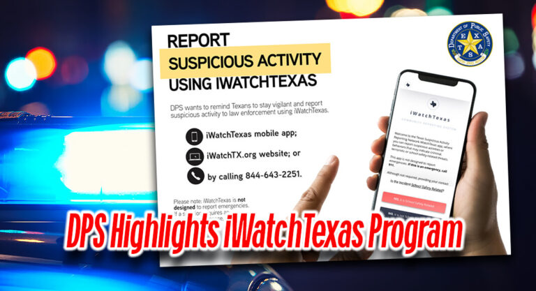 DPS Highlights iWatchTexas Program 